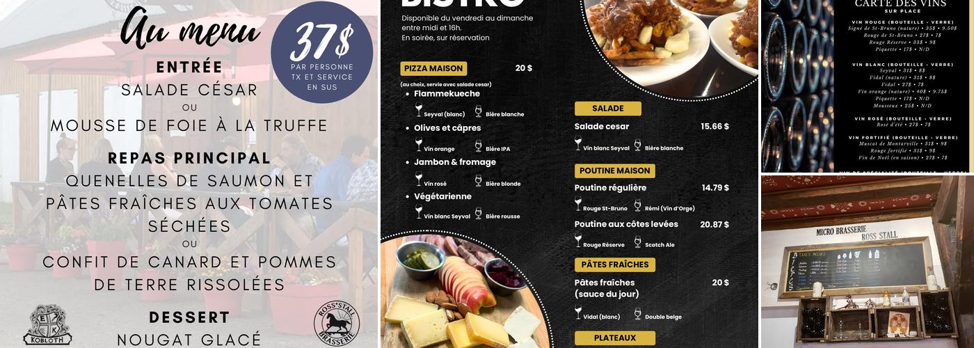 Vignoble Kobloth Menu