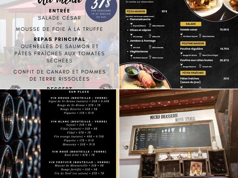 Vignoble Kobloth Menu