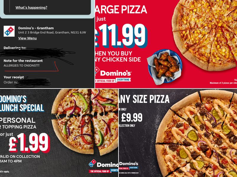 Domino's Pizza - Grantham Menu