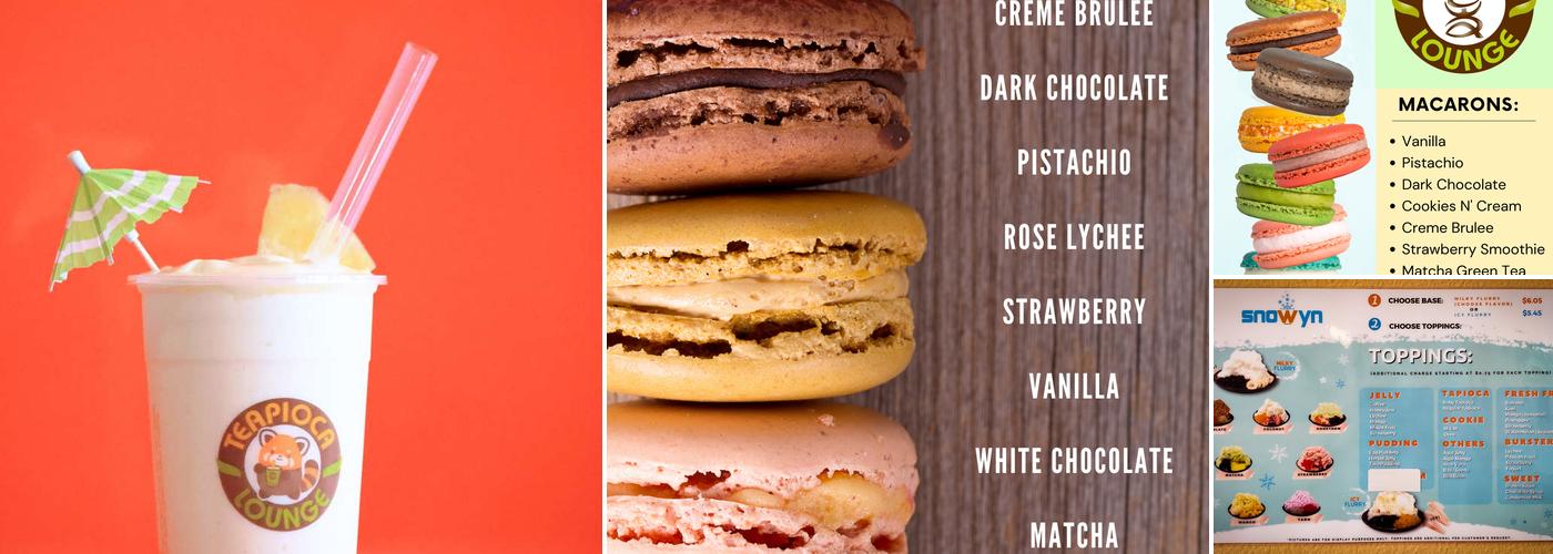 Teapioca Lounge Menu