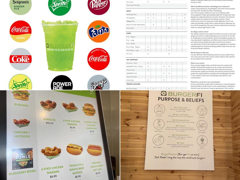 BurgerFi Menu