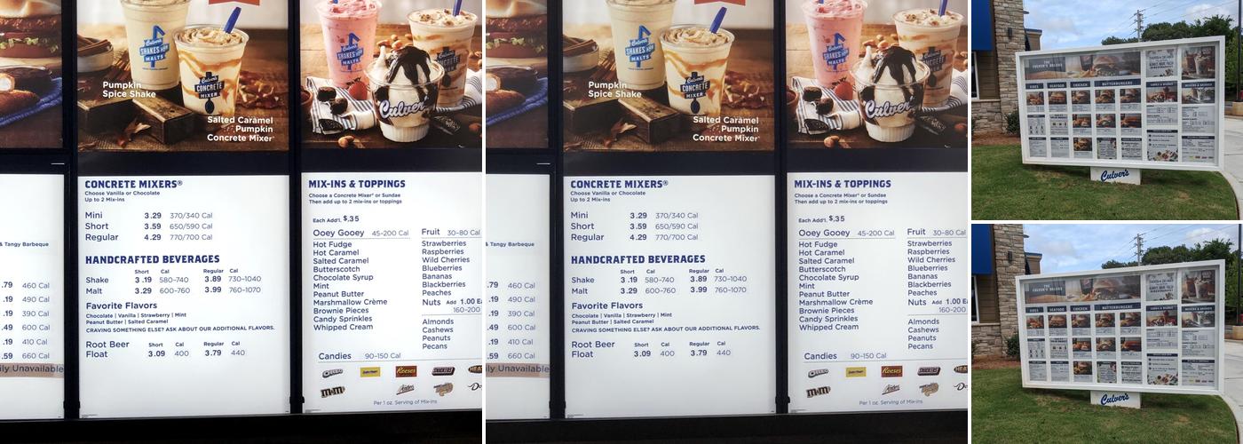 Culver’s Menu