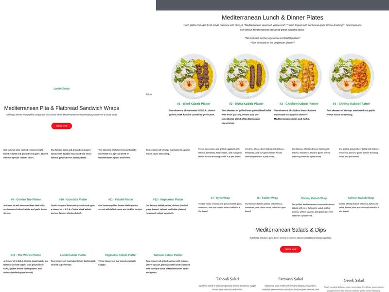 The Green Olive Belmont Heights Menu