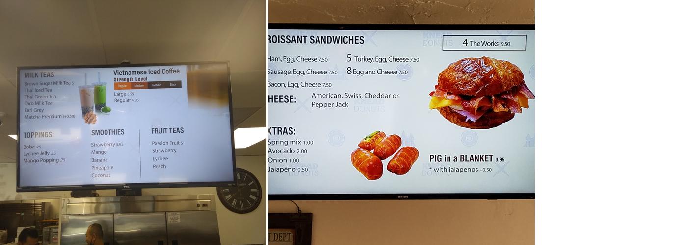 Knead Donuts & Coffee Menu