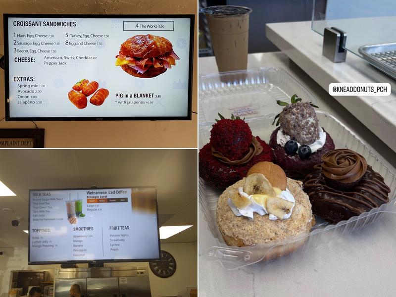 Knead Donuts & Tea Menu