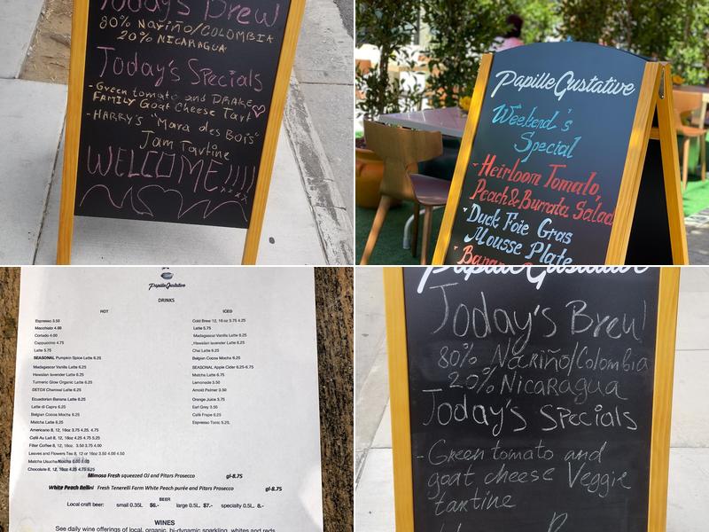 Papille Gustative Menu