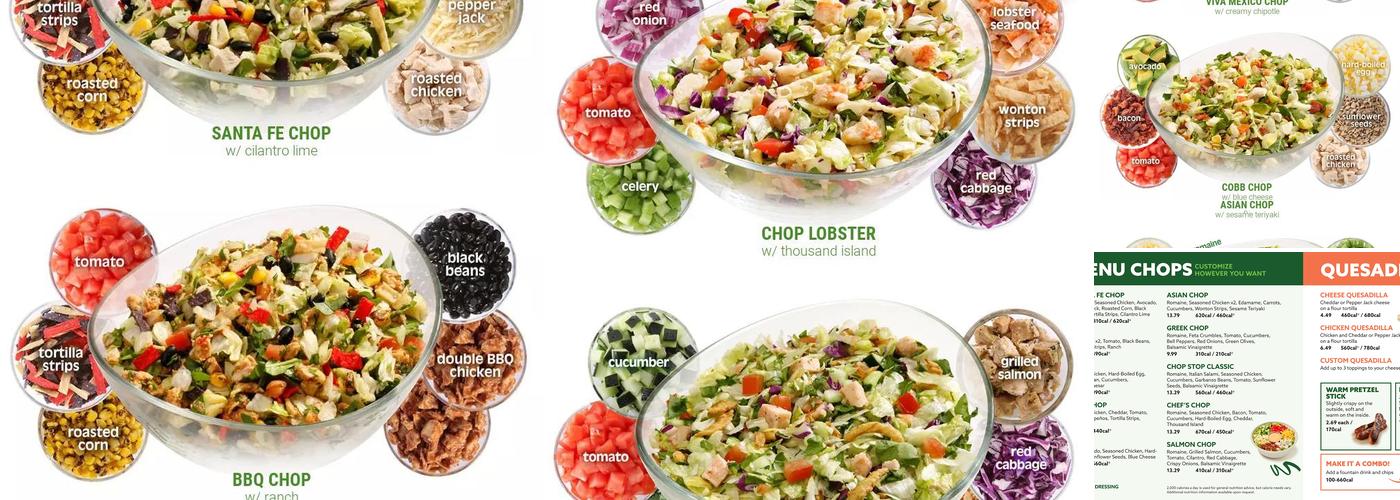 Chop Stop Menu
