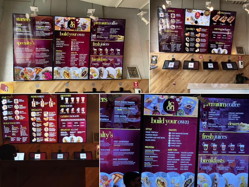 ICON Mediterranean Menu