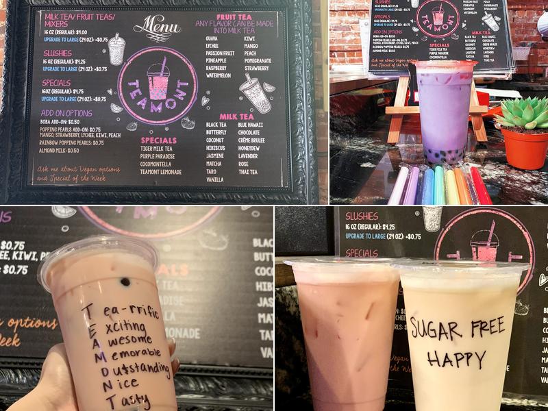 Teamont Boba Menu