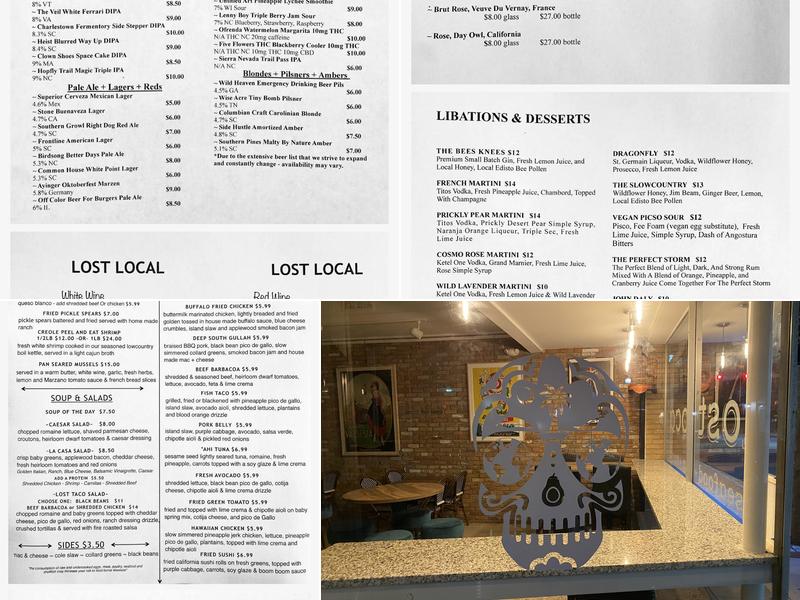 Lost Local Menu