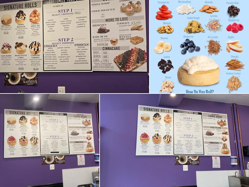 Cinnaholic Menu
