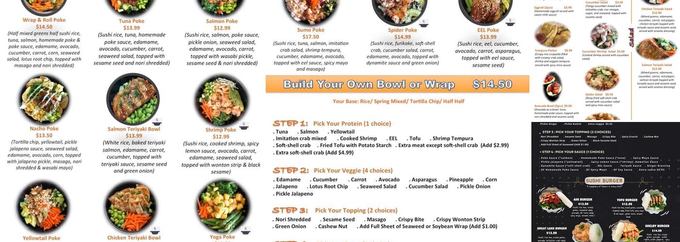 Wrap & Roll Menu