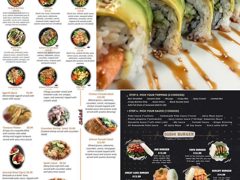 Wrap & Roll Menu