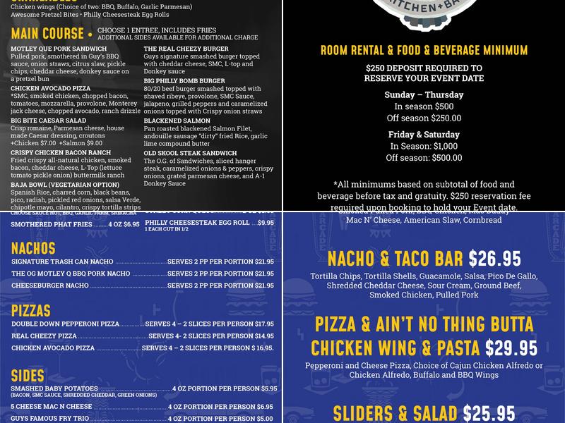 Guy Fieri's Branson Kitchen + Bar Menu