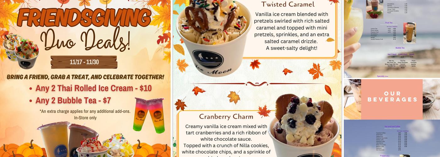 Ice Moon Menu