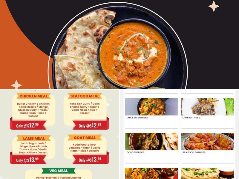 New Ginger Indian Grill Menu