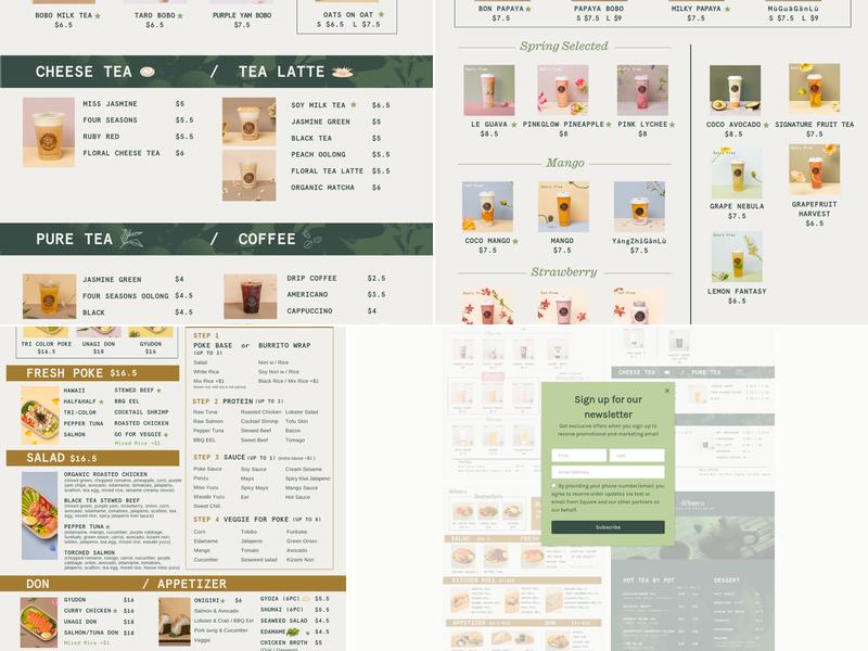 Débutea Brooklyn Menu