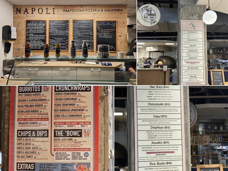 Durham Food Hall Menu