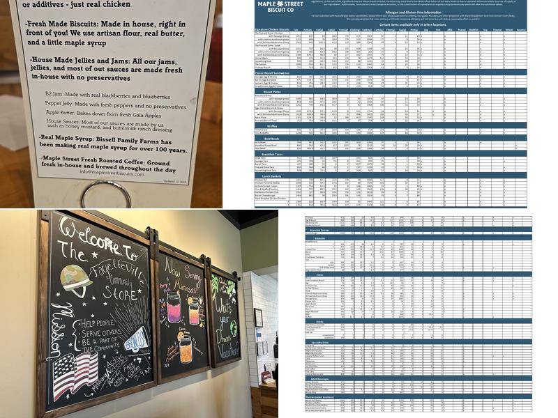 Maple Street Biscuit Company Menu