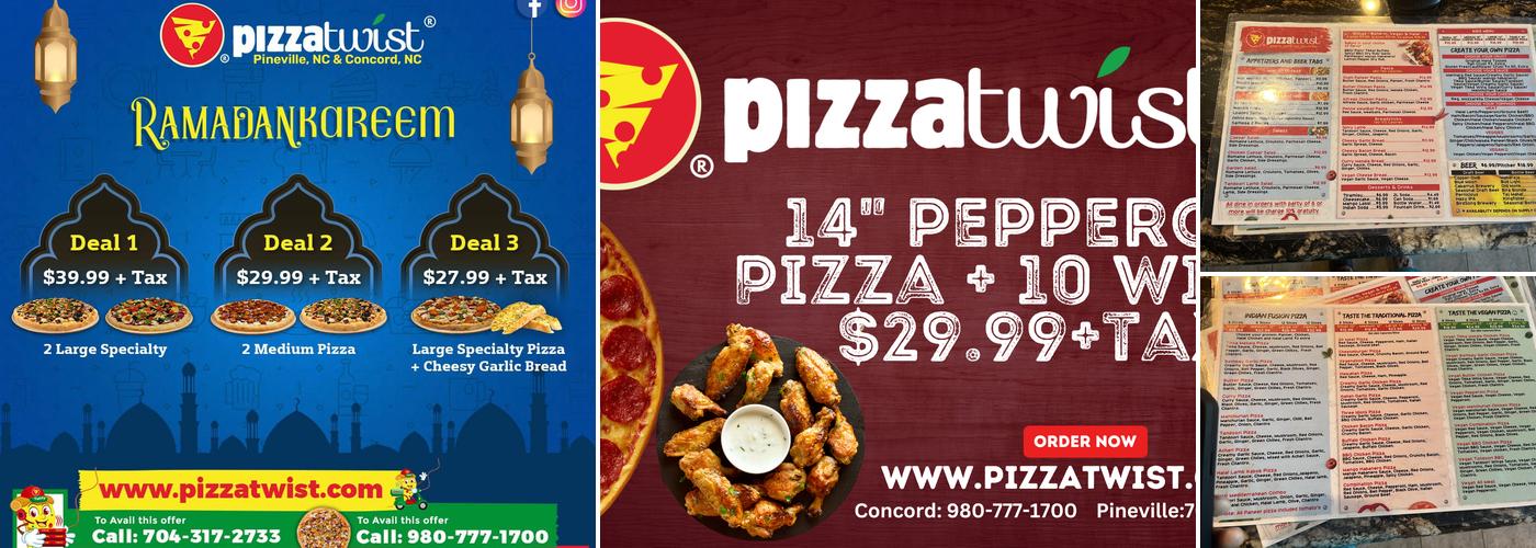 Pizza Twist Menu