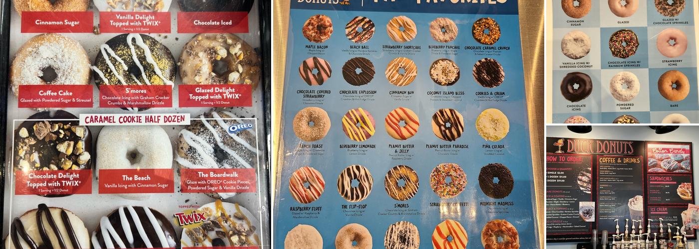 Duck Donuts Menu