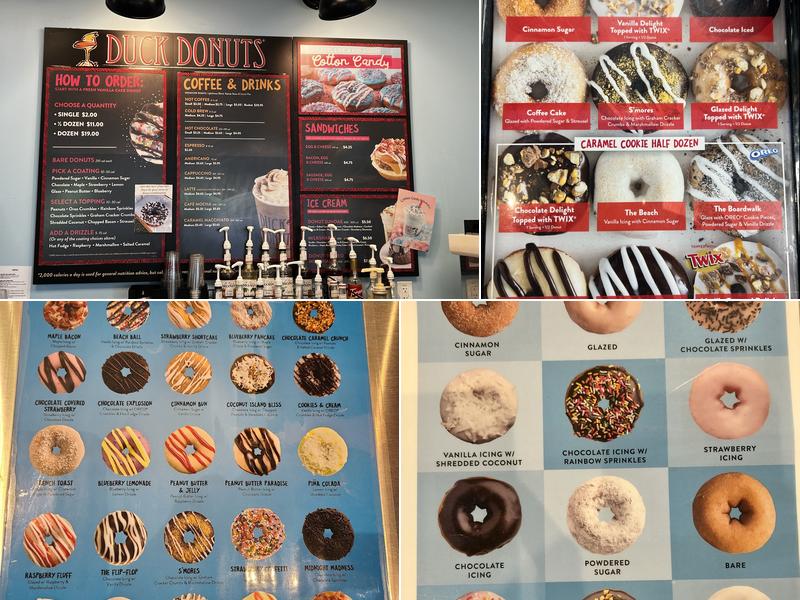 Duck Donuts Menu