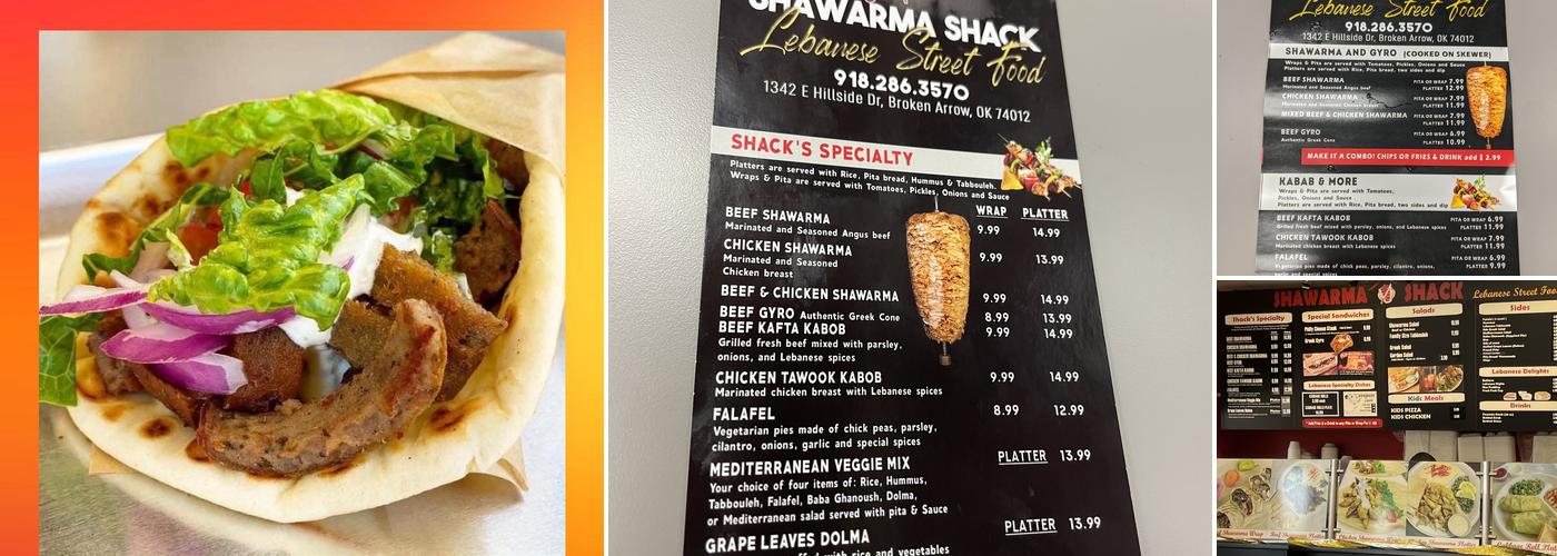 Shawarma Shack Menu