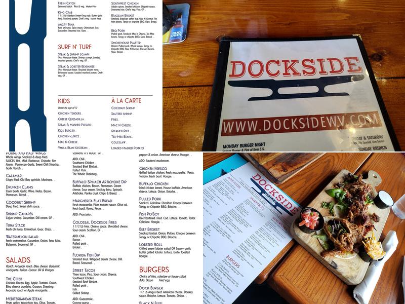 Dockside Grille Menu