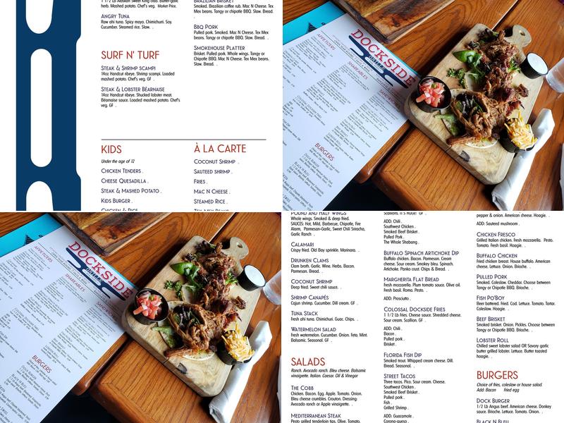 Dockside Grille Menu
