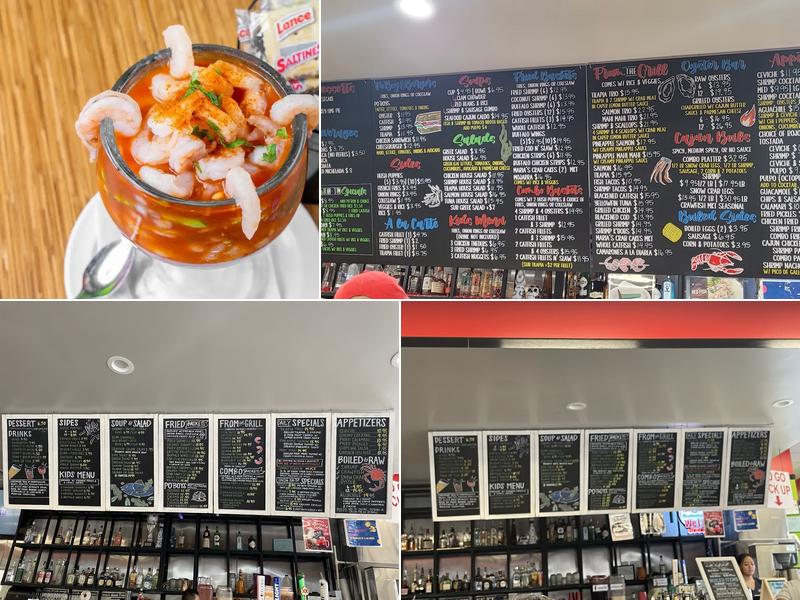 Fish n Tails oyster bar Menu