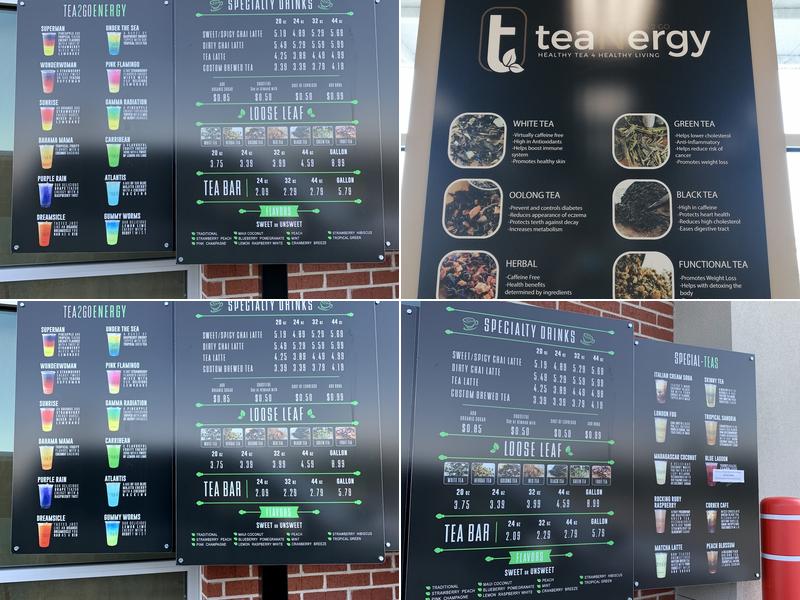 Tea2go TeaN'ergy Kyle Menu
