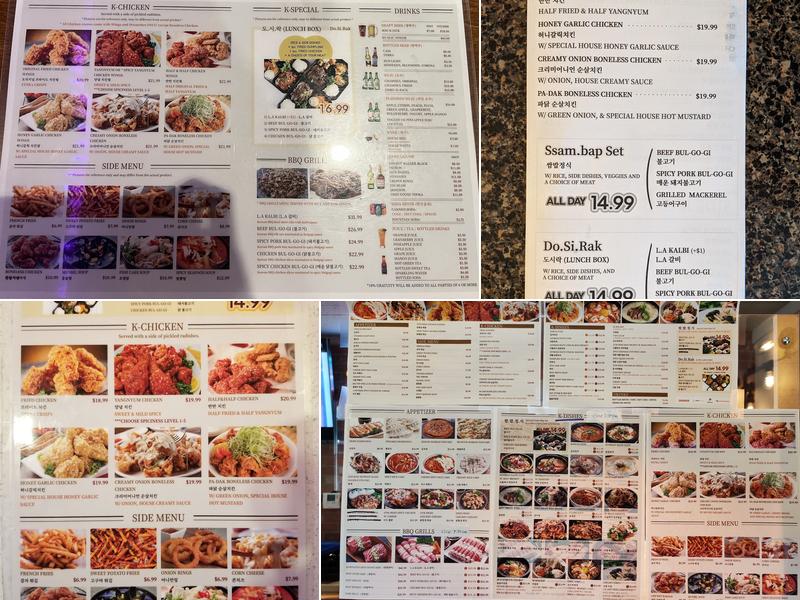 The Third Place Menu