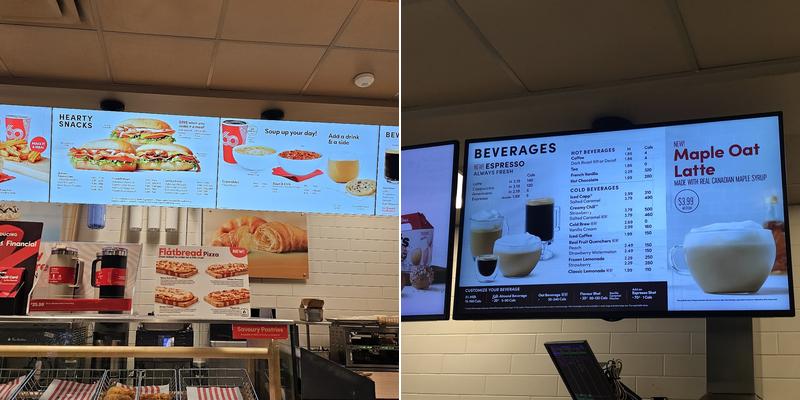 Tim Hortons Menu