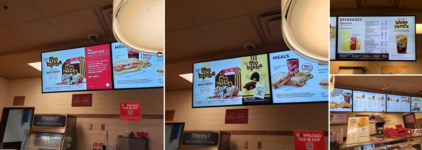 Tim Hortons Menu