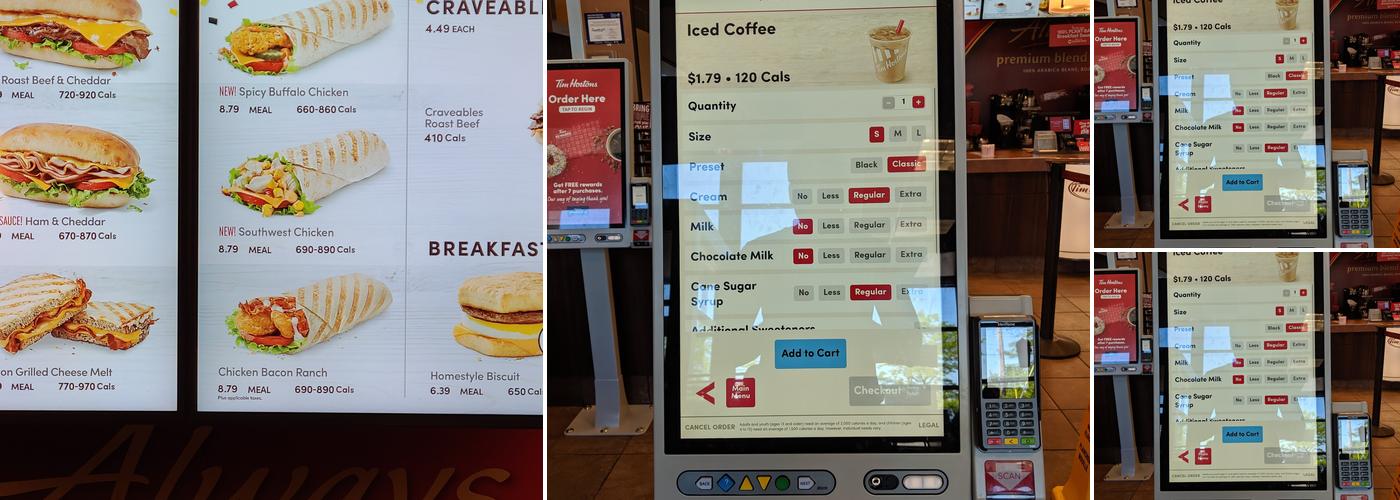 Tim Hortons Menu