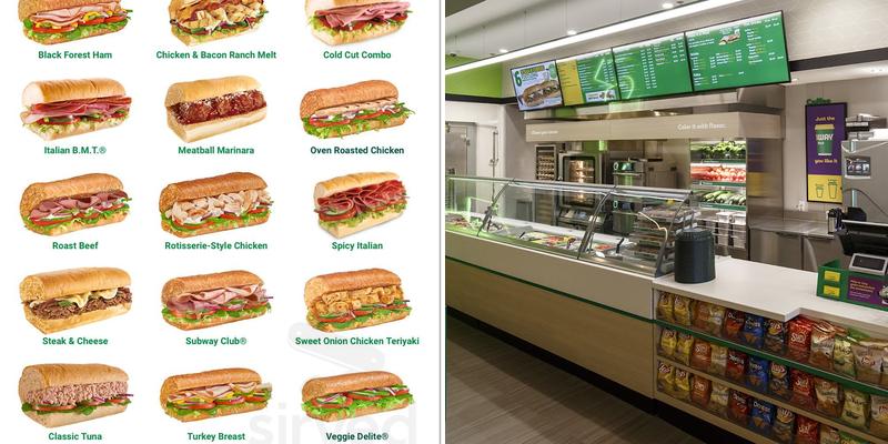 Subway Menu