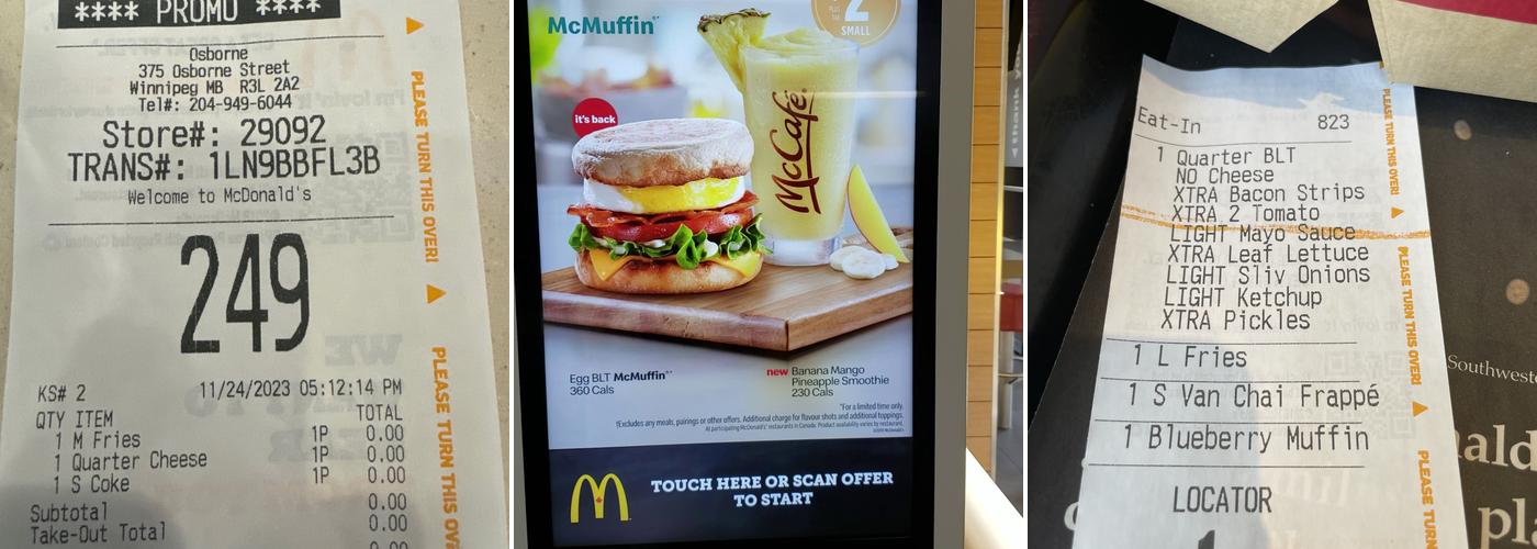 McDonald's Menu