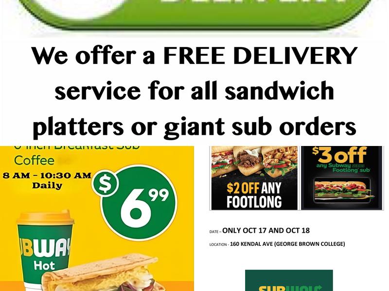 Subway Menu
