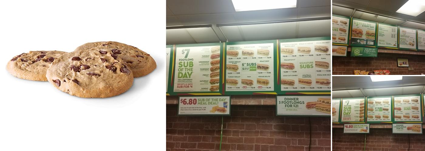 Subway Menu