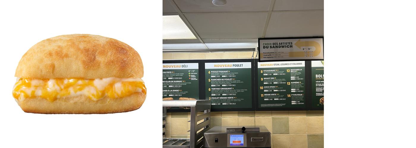 Subway Menu