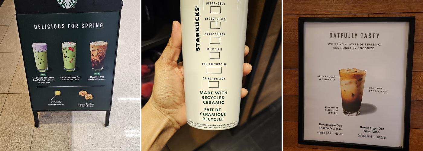 Starbucks Menu