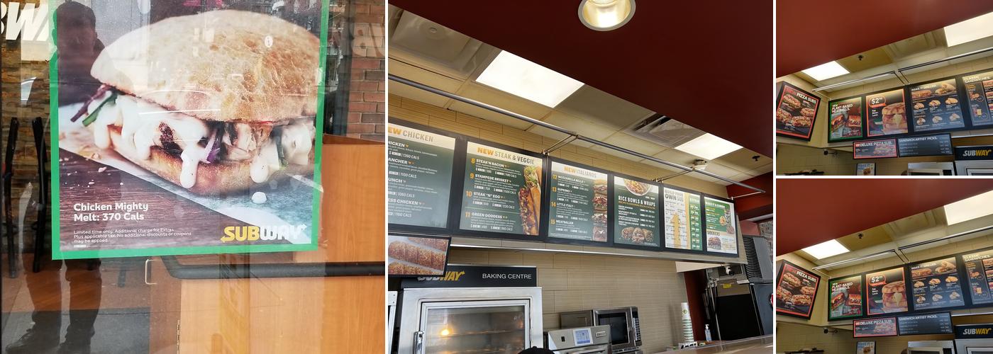 Subway Menu