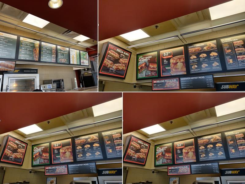 Subway Menu