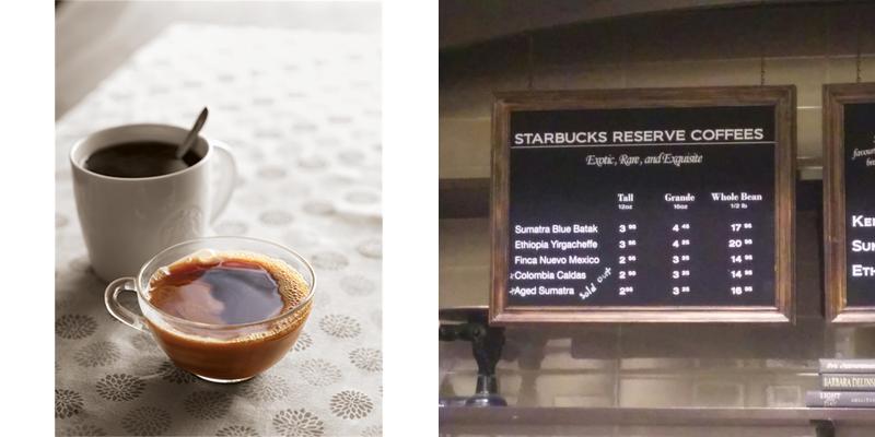 Starbucks Coffee Company Menu