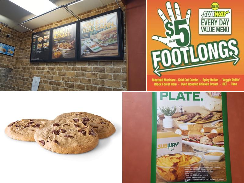 Subway Menu