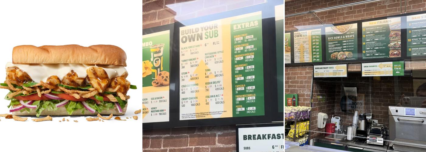 Subway Menu