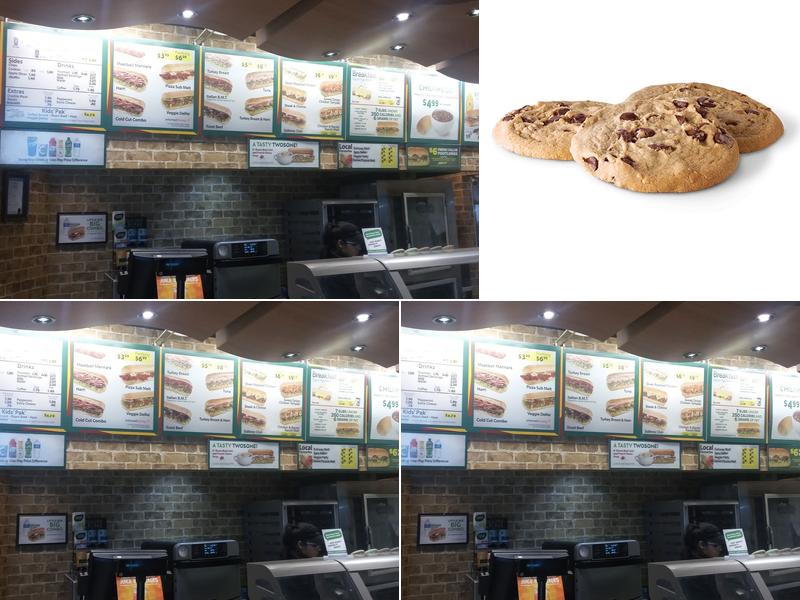 Subway Menu