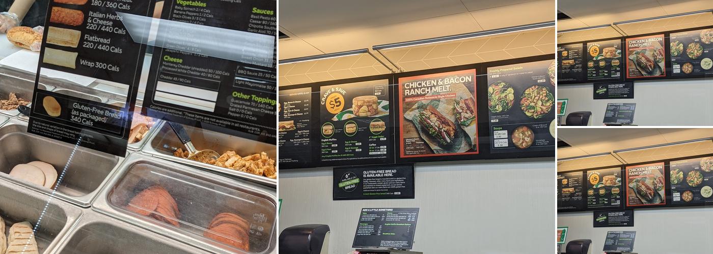 Subway Menu