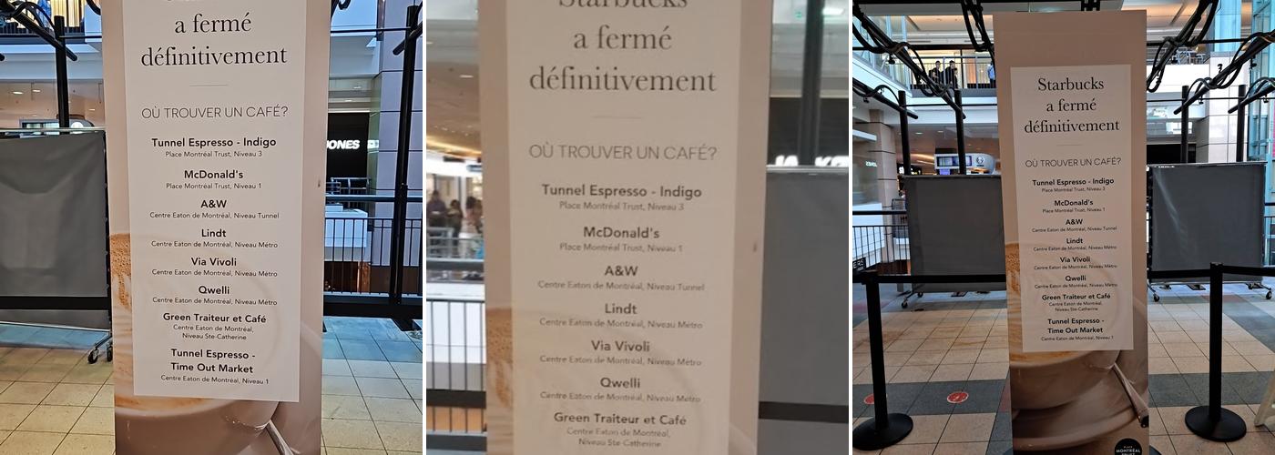 Starbucks Menu