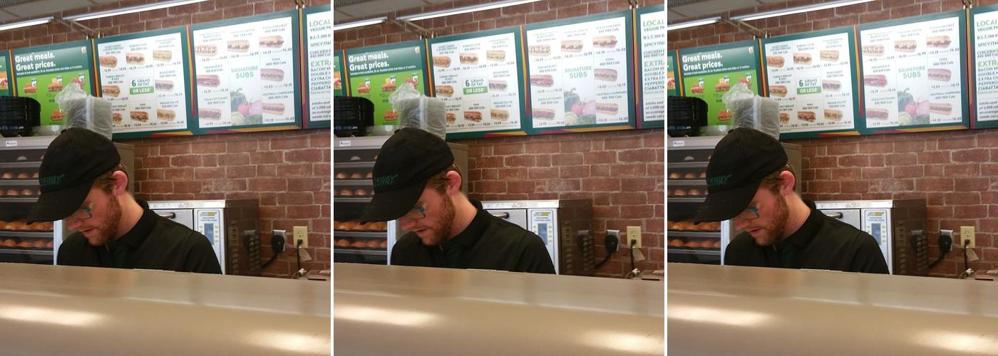 Subway Menu